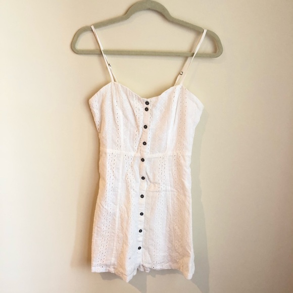 Lush Dresses & Skirts - Lush white eyelet sundress NWT
